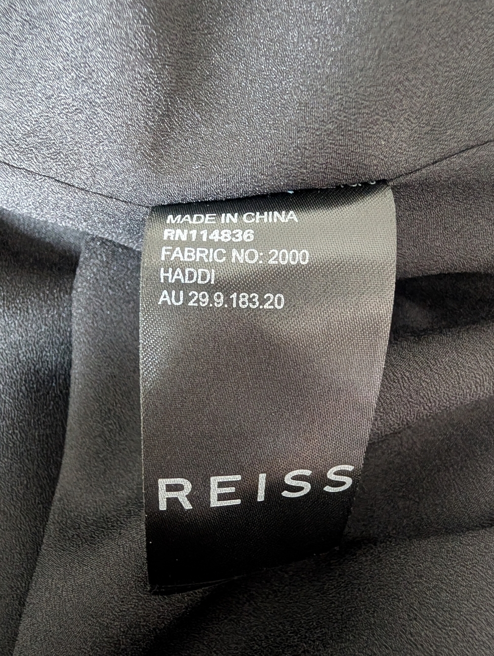 Reiss Haddi Black Off-Shoulder Sheath Dress Size 4 - Picture 10 of 12